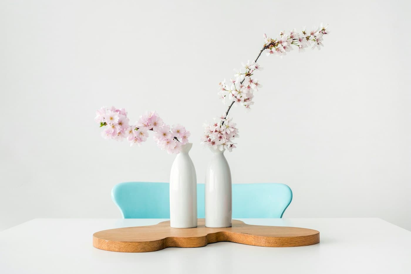 Decorative flowers and foliage for a simple home arrangement